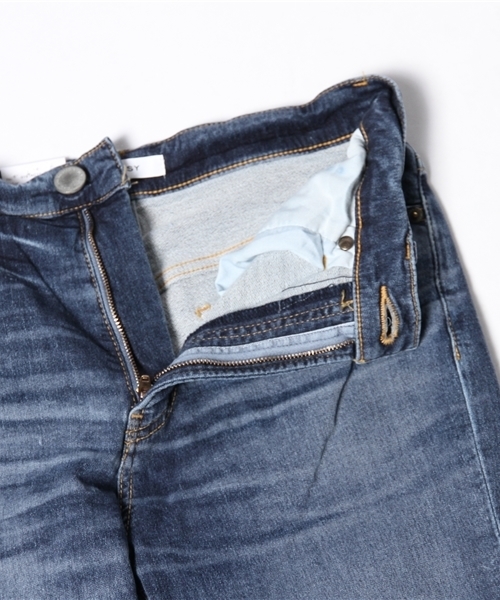 MOUSSY（マウジー）の「BLUE FF Slim Tapered（デニムパンツ・レディース・ブルー・25inch/24inch/23inch/26inch/27inch）」の8枚目の写真