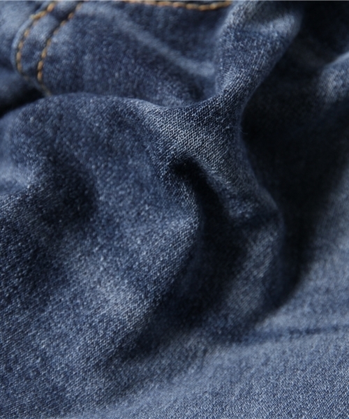 MOUSSY（マウジー）の「BLUE FF Slim Tapered（デニムパンツ・レディース・ブルー・25inch/24inch/23inch/26inch/27inch）」の9枚目の写真