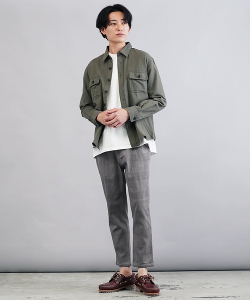 roshell(ロシェル)の「ルーズテーパードストレッチアンクルパンツ(チノパンツ・メンズ・ホワイト/ライトグレー/ブラック/ベージュ/ネイビー/グレー/モカ/ブラック系その他/グレー系その他/グレー系その他2・SMALL/MEDIUM/LARGE/X-LARGE)」の21枚目の写真