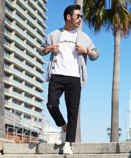 roshell(ロシェル)の「ルーズテーパードストレッチアンクルパンツ(チノパンツ・メンズ・ホワイト/ライトグレー/ブラック/ベージュ/ネイビー/グレー/モカ/ブラック系その他/グレー系その他/グレー系その他2・SMALL/MEDIUM/LARGE/X-LARGE)」の18枚目の写真