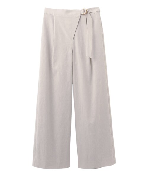 UNTITLED（アンタイトル）の「◆【洗える】テンダーリノストレッチワイドパンツ（その他パンツ・レディース・ネイビー/ライトグリーン/ライトベージュ/ホワイト系/ブラウン系その他/ベージュ系9・00/01/02/03/99）」の7枚目の写真