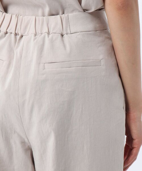 UNTITLED（アンタイトル）の「◆【洗える】テンダーリノストレッチワイドパンツ（その他パンツ・レディース・ネイビー/ライトグリーン/ライトベージュ/ホワイト系/ブラウン系その他/ベージュ系9・00/01/02/03/99）」の21枚目の写真