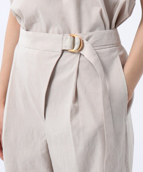 UNTITLED（アンタイトル）の「◆【洗える】テンダーリノストレッチワイドパンツ（その他パンツ・レディース・ネイビー/ライトグリーン/ライトベージュ/ホワイト系/ブラウン系その他/ベージュ系9・00/01/02/03/99）」の22枚目の写真