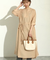 Factor= | キャンブリックギャザーワンピース(シャツワンピース)