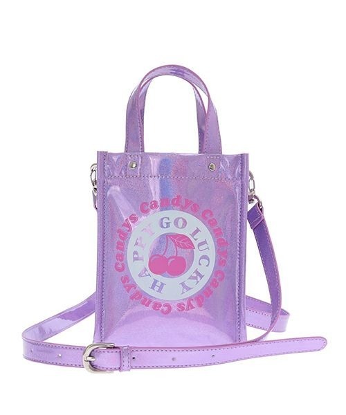 Candy Stripper（キャンディストリッパー）の「HAPPY GO LUCKY SHOULDER バッグ（ショルダーバッグ・レディース・ブルー/ピンク/シルバー・FREE）」の12枚目の写真