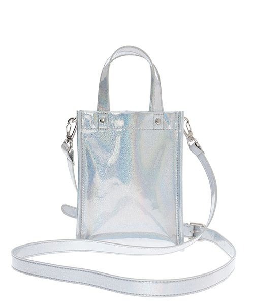 Candy Stripper（キャンディストリッパー）の「HAPPY GO LUCKY SHOULDER バッグ（ショルダーバッグ・レディース・ブルー/ピンク/シルバー・FREE）」の4枚目の写真