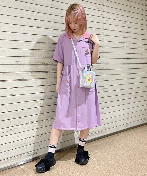 Candy Stripper（キャンディストリッパー）の「HAPPY GO LUCKY SHOULDER バッグ（ショルダーバッグ・レディース・ブルー/ピンク/シルバー・FREE）」の14枚目の写真