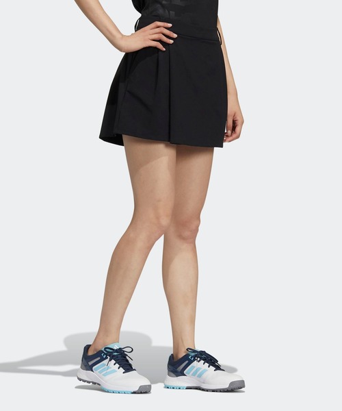 黒 アディダス ゴルフウエア トレーニングスカート キュロット スコート パンツ adidas（アディダス）の「ソリッド キュロットスコート 【adidas Golf
