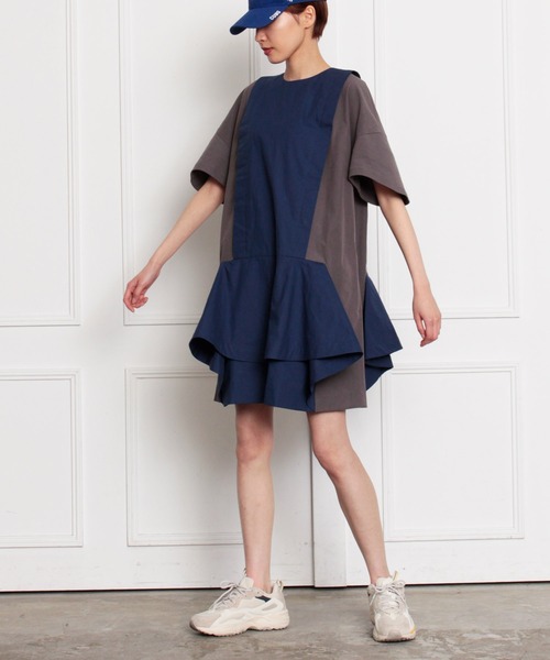 ペプラムサックドレス チュニック Avie アビィ のファッション通販 Zozotown