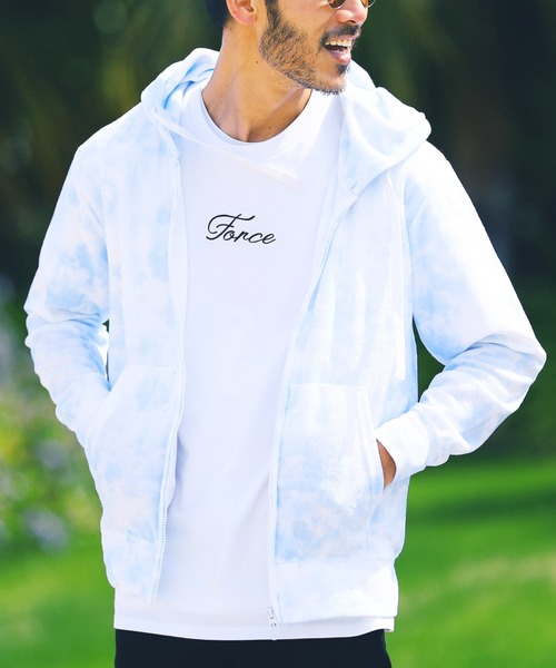 jiggys shop（ジギーズショップ）の「接触冷感 UVカット サマーパイル  ジップアップパーカー フーディー（パーカー・メンズ・グレイッシュベージュ/ブルー系その他2/ネイビー/ホワイト系その他/ブラック系その他/ホワイト/ホワイト系その他2/インディゴブルー/ブルー系その他/ブラック/ホワイト系その他3/ブラック系その他3/ブルー系その他3/ホワイト系その他4/ブラック系その他4/グレー系その他/イエロー/ブラック系その他5/ピンク系その他/ブルー系その他4・LARGE/MEDIUM/X-LARGE）」の16枚目の写真