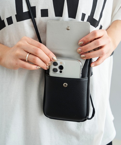 DouDou（ドゥドゥ）の「機能ミニポシェット（トートバッグ・レディース・ブラック/ブラウン/ライトベージュ・FREE）」の7枚目の写真