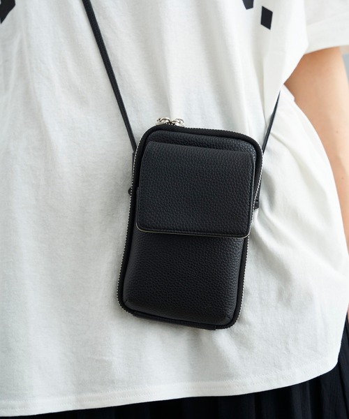 DouDou（ドゥドゥ）の「機能ミニポシェット（トートバッグ・レディース・ブラック/ブラウン/ライトベージュ・FREE）」の12枚目の写真