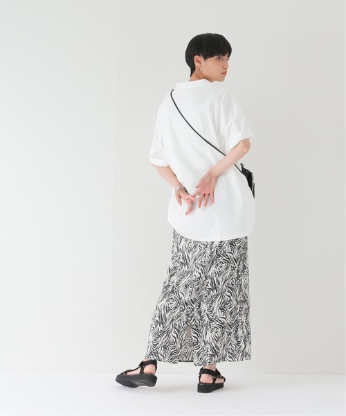 JOINT WORKS（ジョイントワークス）の「J-ヘビーオンスビッグTシャツ（Tシャツ/カットソー・レディース・ホワイト/ピンク/スミクロ・FREE）」の16枚目の写真