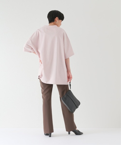JOINT WORKS（ジョイントワークス）の「J-ヘビーオンスビッグTシャツ（Tシャツ/カットソー・レディース・ホワイト/ピンク/スミクロ・FREE）」の18枚目の写真