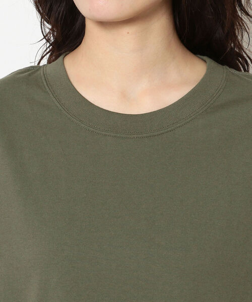 MANASTASH(マナスタッシュ)の「MANASTASH/マナスタッシュ SHELTEC BIG TEE シェルテックビッグティー(Tシャツ/カットソー・レディース・ベージュ/その他/ホワイト/ブラック/カーキ・FREE)」の8枚目の写真