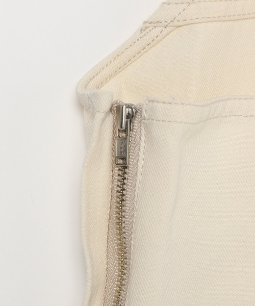 PAGEBOY（ページボーイ）の「フレアオーバーオール（サロペット/オーバーオール・レディース・アイボリー/ブラック・FREE）」の12枚目の写真