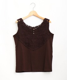 AS KNOW AS de base | ハートスカラップタンクトップ(タンクトップ)