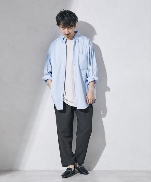 JOURNAL STANDARD relume(ジャーナルスタンダード レリューム)の「ドライシアサッカー リラックスパンツ(スラックス・メンズ・ベージュ/ベージュ系その他/ブラック/ブラウン/ブラック系その他・MEDIUM/LARGE/SMALL)」の19枚目の写真