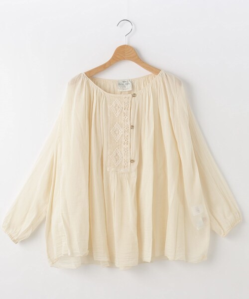 Bridge アンドブリッジ の Forte Forte コットンシルクギャザーブラウス その他パンツ Wear