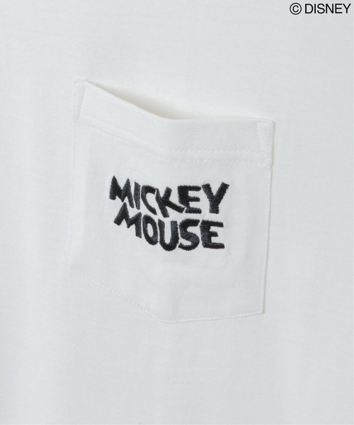 Disney ディズニー のファッション トップス ミッキーレトロポスタープリントｔシャツ Tシャツ カットソー