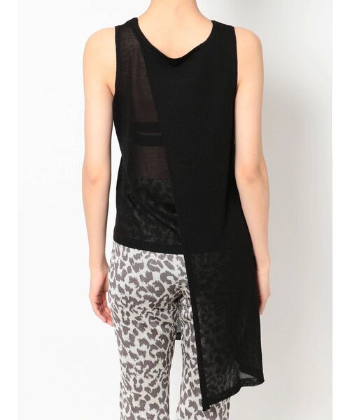 GYDA（ジェイダ）の「アシンメトリーニットタンク（タンクトップ・レディース・ブラック/ダークオレンジ/ベージュ・FREE）」の16枚目の写真