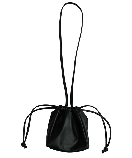 ＡＮＤＪ（アンドジェイ）の「巾着ショルダーバッグ（ショルダーバッグ・レディース・ブラック/アイボリー/その他・M）」の19枚目の写真