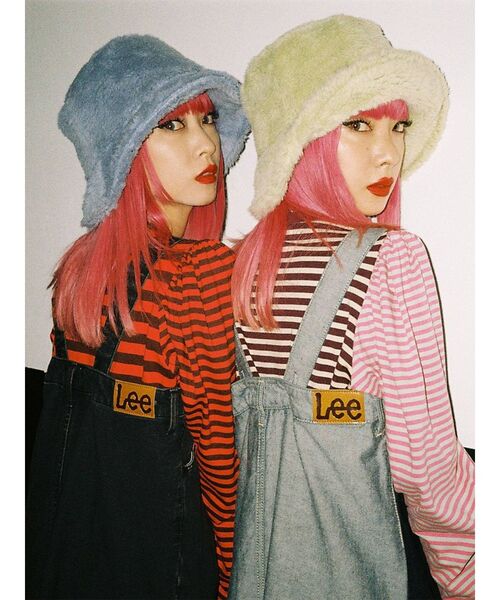 Lee（リー）の「【WEB限定】LEEコラボワンピース（ジャンパースカート・レディース・ライトブルー/ブラック/インディゴブルー・MEDIUM/FREE）」の18枚目の写真