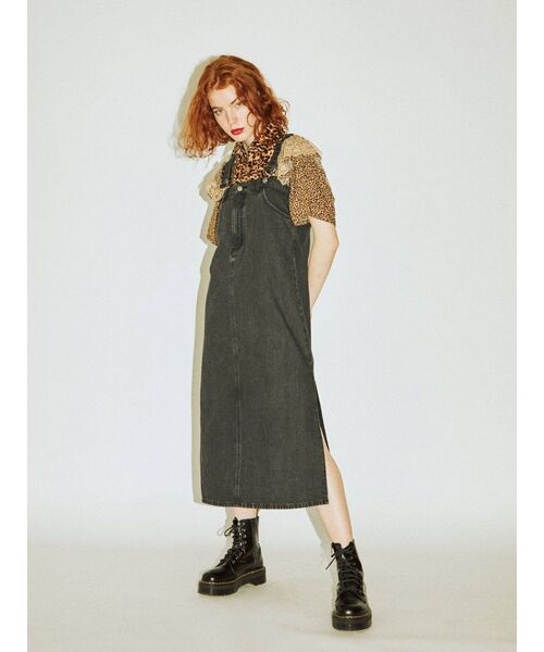 Lee（リー）の「【WEB限定】LEEコラボワンピース（ジャンパースカート・レディース・ライトブルー/ブラック/インディゴブルー・MEDIUM/FREE）」の12枚目の写真