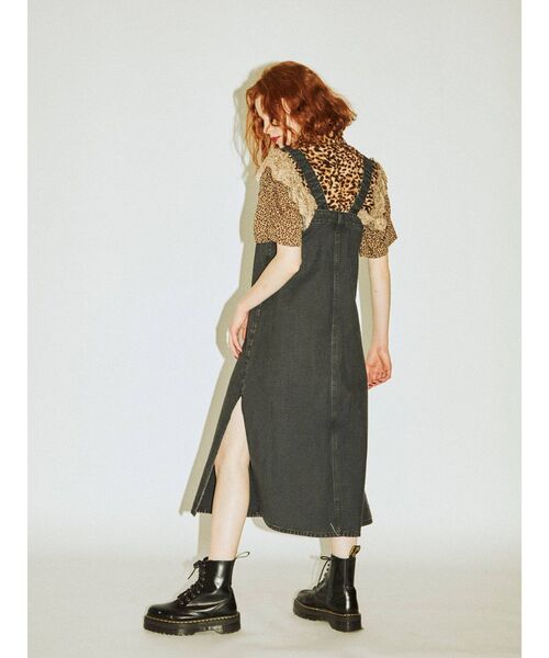 Lee（リー）の「【WEB限定】LEEコラボワンピース（ジャンパースカート・レディース・ライトブルー/ブラック/インディゴブルー・MEDIUM/FREE）」の16枚目の写真