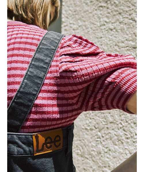 Lee（リー）の「【WEB限定】LEEコラボワンピース（ジャンパースカート・レディース・ライトブルー/ブラック/インディゴブルー・MEDIUM/FREE）」の4枚目の写真