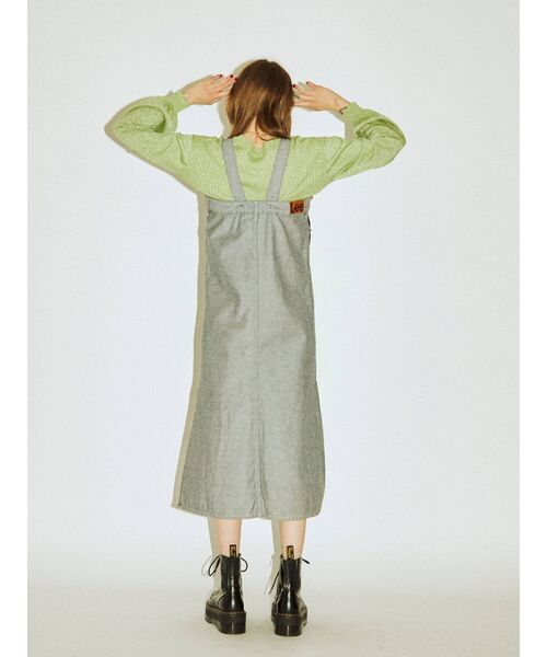 Lee（リー）の「【WEB限定】LEEコラボワンピース（ジャンパースカート・レディース・ライトブルー/ブラック/インディゴブルー・MEDIUM/FREE）」の15枚目の写真