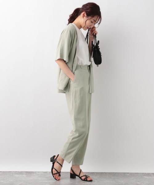 GLOBAL WORK(グローバルワーク)の「リラックス美人プリントフレンチスリーブ/949678(Tシャツ/カットソー・レディース・ブラック/ホワイト/マスタード/ベージュ・LARGE/MEDIUM)」の20枚目の写真