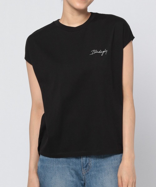 GLOBAL WORK(グローバルワーク)の「リラックス美人プリントフレンチスリーブ/949678(Tシャツ/カットソー・レディース・ブラック/ホワイト/マスタード/ベージュ・LARGE/MEDIUM)」の14枚目の写真