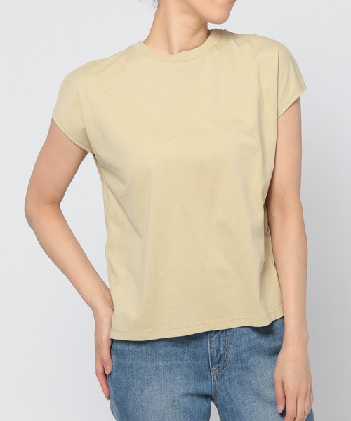 GLOBAL WORK(グローバルワーク)の「リラックス美人プリントフレンチスリーブ/949678(Tシャツ/カットソー・レディース・ブラック/ホワイト/マスタード/ベージュ・LARGE/MEDIUM)」の10枚目の写真