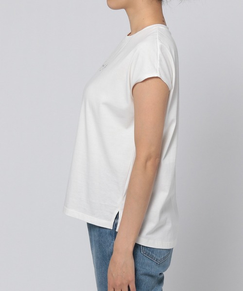GLOBAL WORK(グローバルワーク)の「リラックス美人プリントフレンチスリーブ/949678(Tシャツ/カットソー・レディース・ブラック/ホワイト/マスタード/ベージュ・LARGE/MEDIUM)」の21枚目の写真