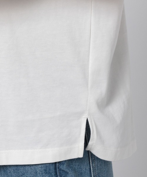 GLOBAL WORK(グローバルワーク)の「リラックス美人プリントフレンチスリーブ/949678(Tシャツ/カットソー・レディース・ブラック/ホワイト/マスタード/ベージュ・LARGE/MEDIUM)」の6枚目の写真