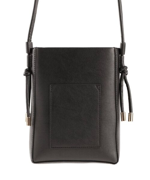 MERCURYDUO（マーキュリーデュオ）の「プリーツミニポシェット（ハンドバッグ・レディース・ブラック/アイボリー・FREE）」の4枚目の写真