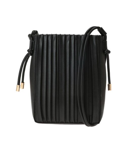 MERCURYDUO（マーキュリーデュオ）の「プリーツミニポシェット（ハンドバッグ・レディース・ブラック/アイボリー・FREE）」の13枚目の写真
