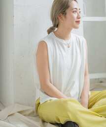 ITEMS URBANRESEARCH | 肩タックノースリーブプルオーバー(Tシャツ/カットソー)