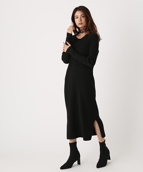 セール ブランド古着 ニットワンピース ワンピース Azul By Moussy アズールバイマウジー のファッション通販 Zozoused