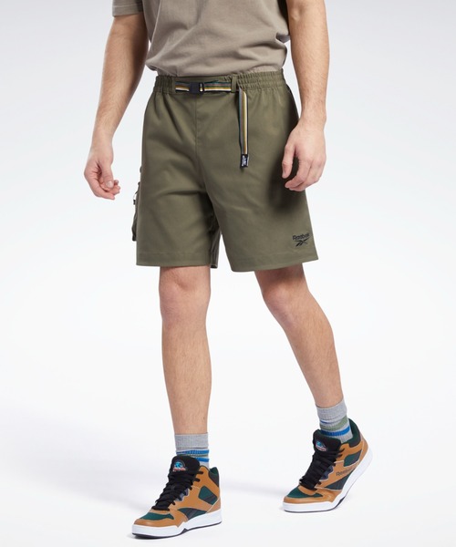 Reebok（リーボック）の「クラシックス キャンピング ショーツ / Classics Camping Shorts（カーゴパンツ・メンズ・ブラック/アーミー・XXX-LARGE/LARGE/XX-LARGE/MEDIUM/X-LARGE/X-SMALL/SMALL）」の2枚目の写真