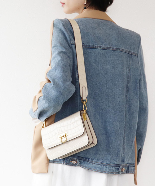 Three Four Time（ｽﾘｰﾌｫｰﾀｲﾑ）の「クラシカルショルダー（ショルダーバッグ・レディース・ブルー/ホワイト/ブラック/キャメル/グリーン・FREE）」の2枚目の写真