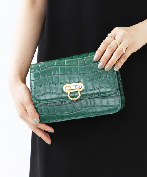 Three Four Time（ｽﾘｰﾌｫｰﾀｲﾑ）の「クラシカルショルダー（ショルダーバッグ・レディース・ブルー/ホワイト/ブラック/キャメル/グリーン・FREE）」の4枚目の写真