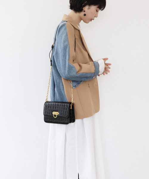 Three Four Time（ｽﾘｰﾌｫｰﾀｲﾑ）の「クラシカルショルダー（ショルダーバッグ・レディース・ブルー/ホワイト/ブラック/キャメル/グリーン・FREE）」の18枚目の写真