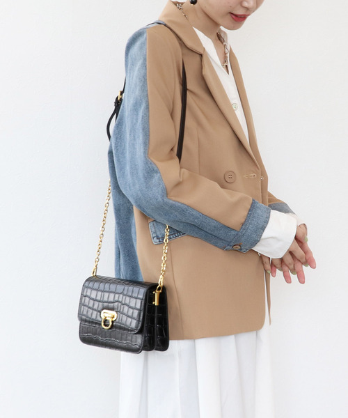 Three Four Time（ｽﾘｰﾌｫｰﾀｲﾑ）の「クラシカルショルダー（ショルダーバッグ・レディース・ブルー/ホワイト/ブラック/キャメル/グリーン・FREE）」の19枚目の写真