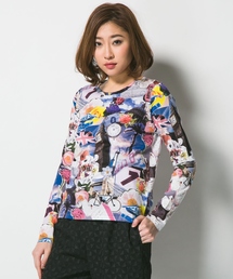 Paul Smith BLACK Paul by Paul Smith | ロンドンモンタージュロングTシャツ（Paul by Paul Smith）(Tシャツ/カットソー)