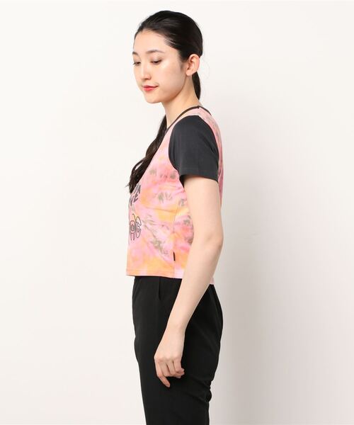 CRANK（クランク）の「【CRANK】LOVE PEACE PRINT T（Tシャツ/カットソー・レディース・ピンク/スカイブルー/ライトピンク/ライトイエロー・ONE SIZE）」の6枚目の写真