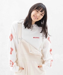 MILKFED. | FRUIT PRINT L/S TOP(Tシャツ/カットソー)