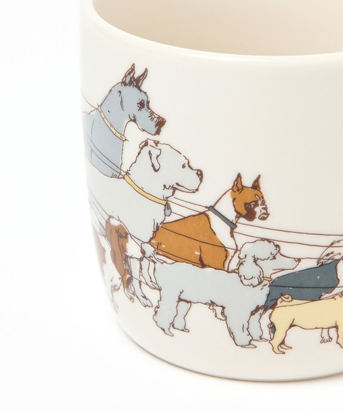 Fishs Eddy(フィッシュエディ)]ウォーキングドッグマグカップ/容量