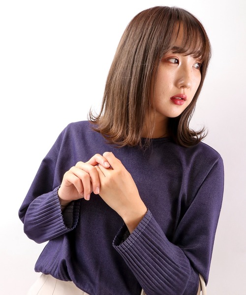 FUNALIVE(ファンアライブ)の「【Cest Tout】TCデニム風カノコプリーツカットソー(Tシャツ/カットソー・レディース・ブラック/ネイビー/カーキ・FREE)」の22枚目の写真